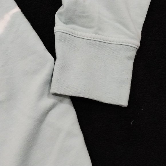 Isabel Maternity Sweatshirt Size Large Blue and White #1261 - Picture 7 of 9